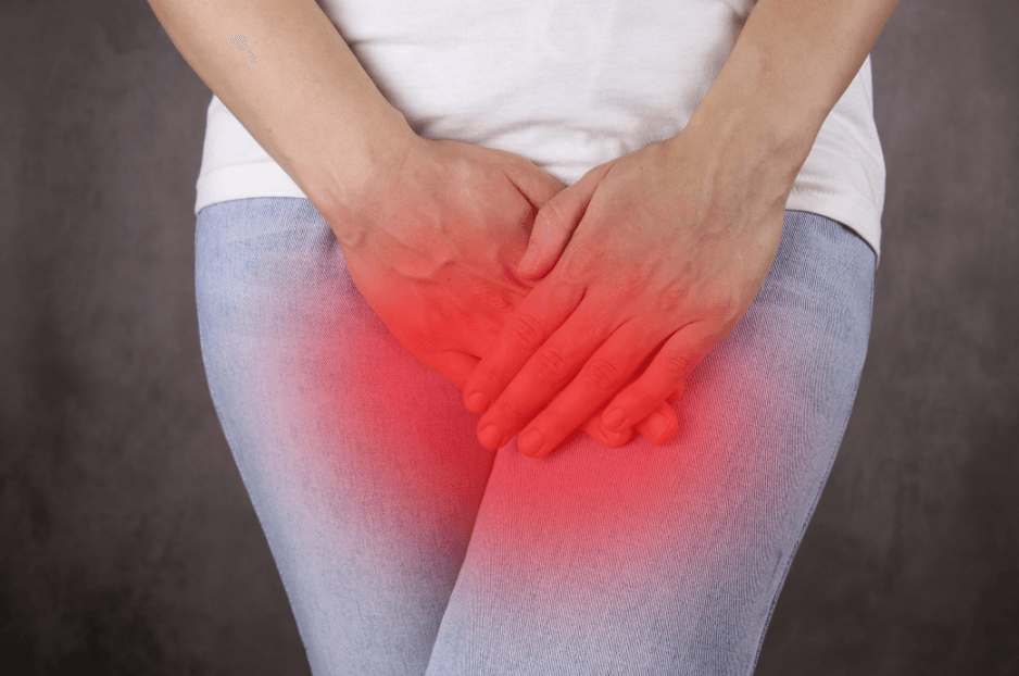 Vulvodynia symptoms like burning pain when sitting.