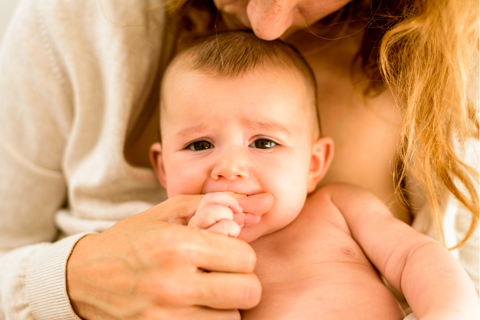 The natural movements of taking care of a baby can trigger pregnancy-related mother's thumb. 