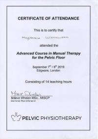 Advanced Course in Manual Therapy for the Pelvic Floor