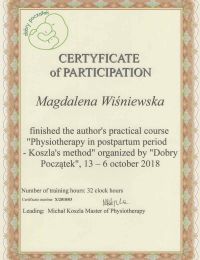 Physiotherapy in Postpartum Period Koszlas Method