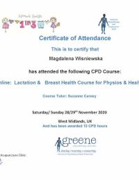 Lactation and Breast Health Course